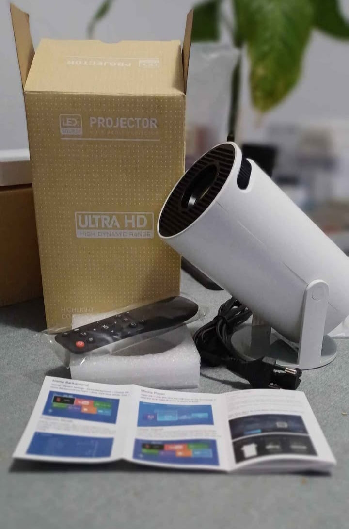 Proyector K4 Ultra HD Smart – Tu Pantalla Gigante en Cualquier Lugar