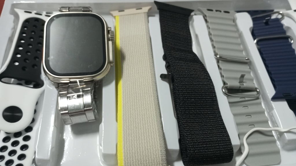 Reloj Inteligente Ultra 2 con Set de 7 Pulseras – Personaliza Tu Estilo